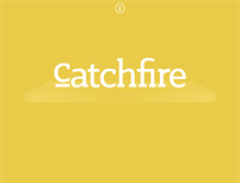 Tablet Screenshot of catchfirecreative.com